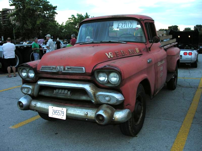 Previously Enjoyed Classic GMC pick up truck at Cruise Night, Burlington, Ontario