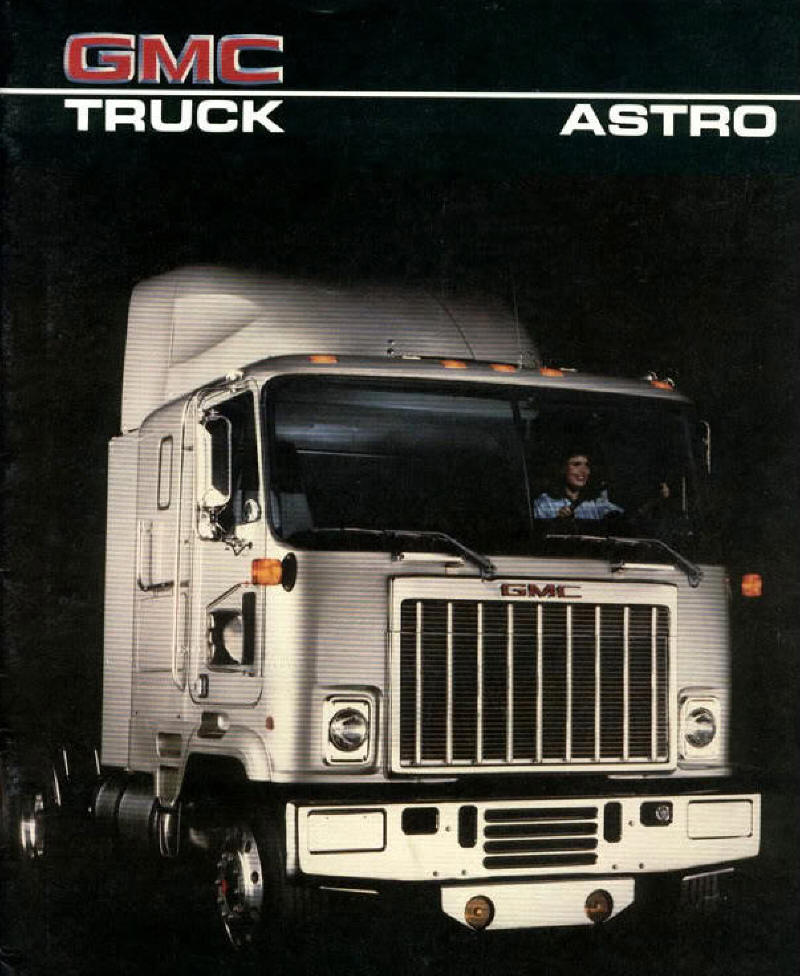 Ad shot for GMC Astro Highway Tractor
