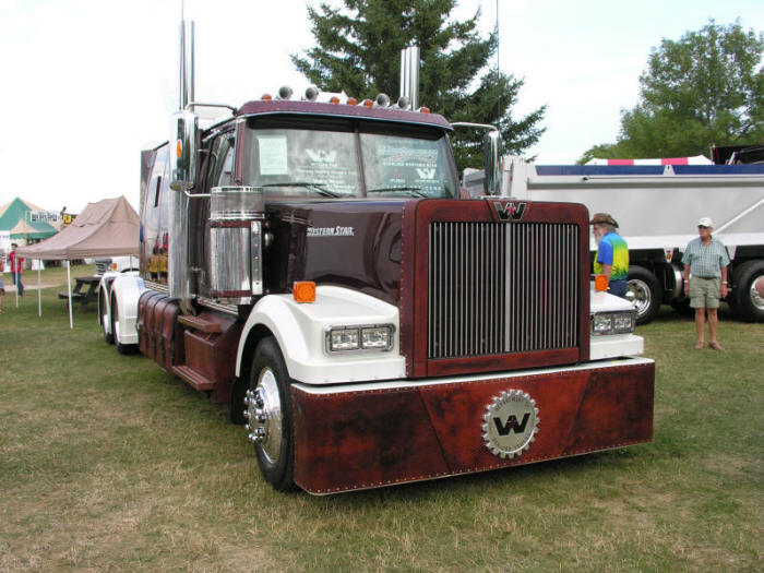 One Serious Leather Bound Western Star Truck at the 2011 Fergus Truck Show