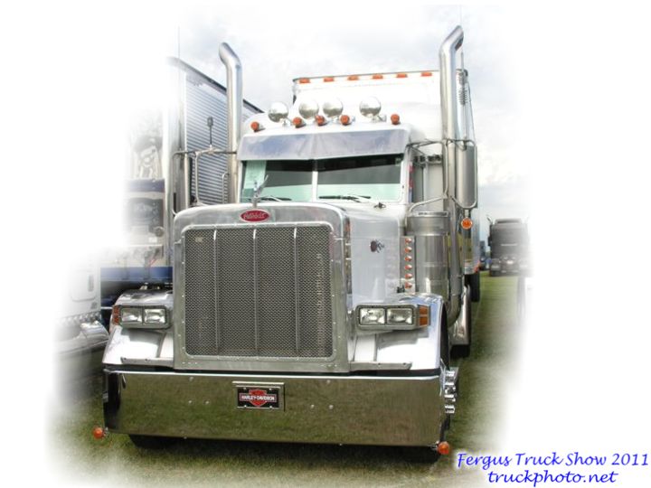 White Peterbilt Highway Tractor With Dry Van-Fergus-Truck-Show-2011.JPG