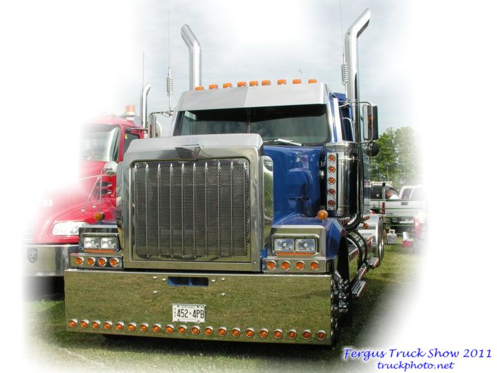 Shiny Blue Western Star Highway Tractor Fergus Truck Show 2011